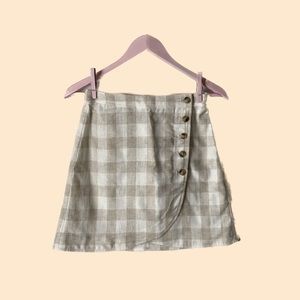 Madewell Gingham Skirt
